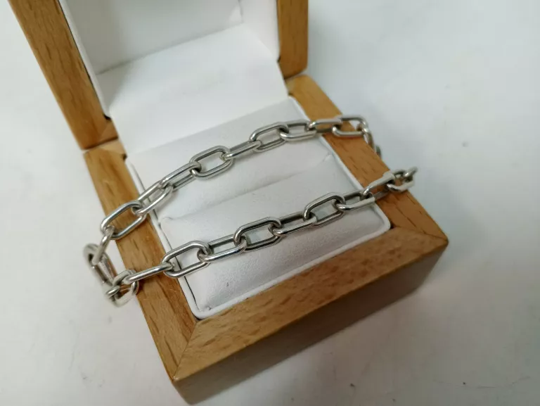 PIĘKNA SREBRNA BRANSOLETKA PANDORA PR 925 18,5 CM