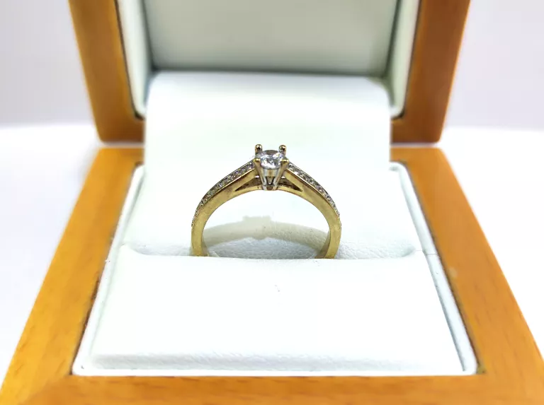 ZŁOTY PIERŚCIONEK R13 P333 2,28G