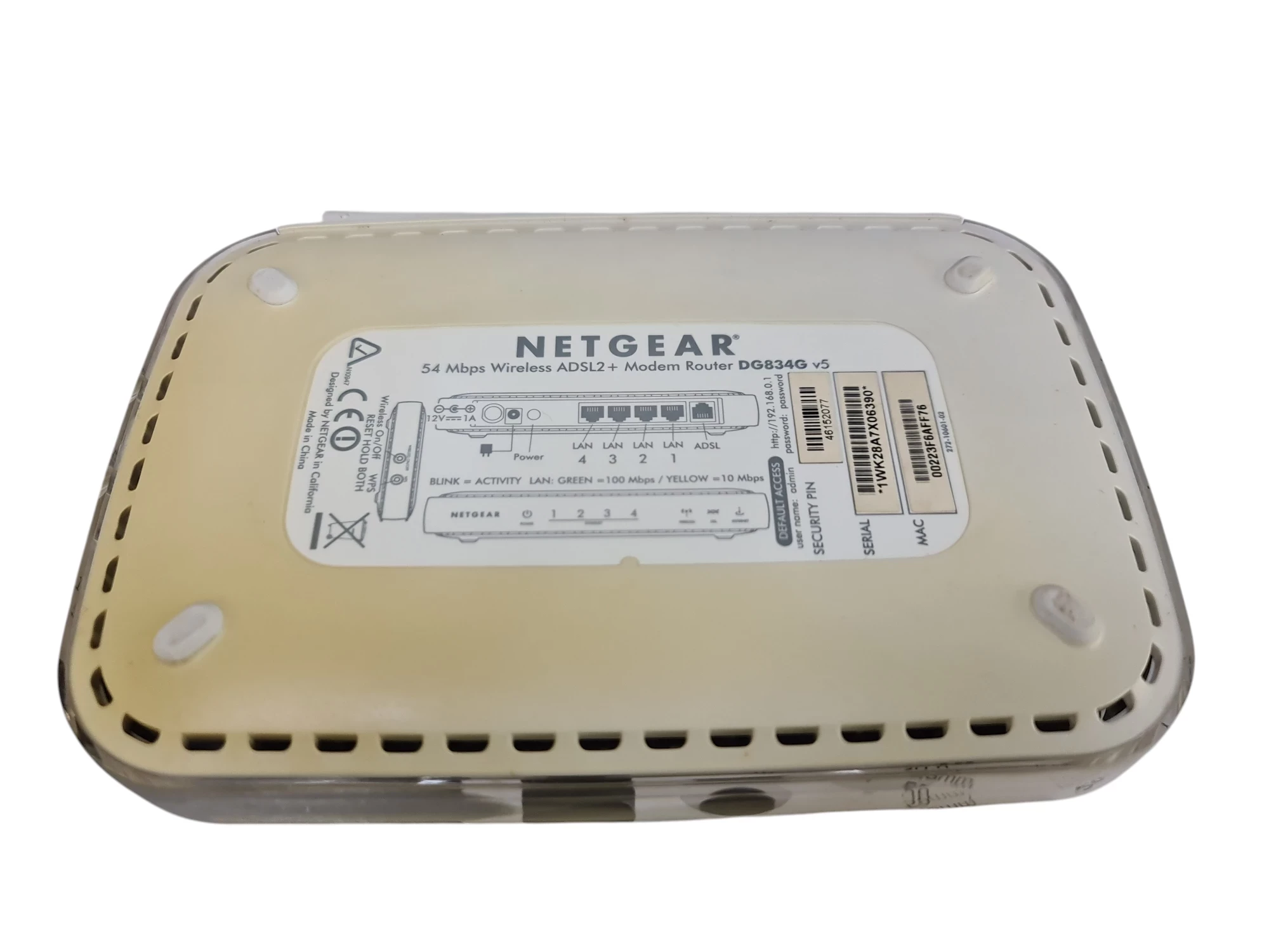 router-netgear-wireless-g-54-dg834g-liczba-portow-lan-rj-45-4