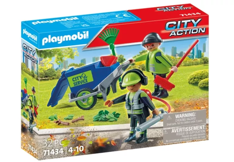 PLAYMOBIL ZESPÓŁ SPRZĄTAJĄCY MIASTO CITY ACTION 71434
