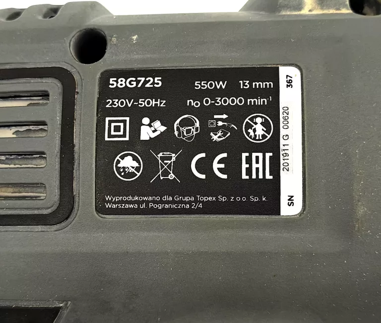 WIERTARKA UDAROWA 550W GRAPHITE 58G725