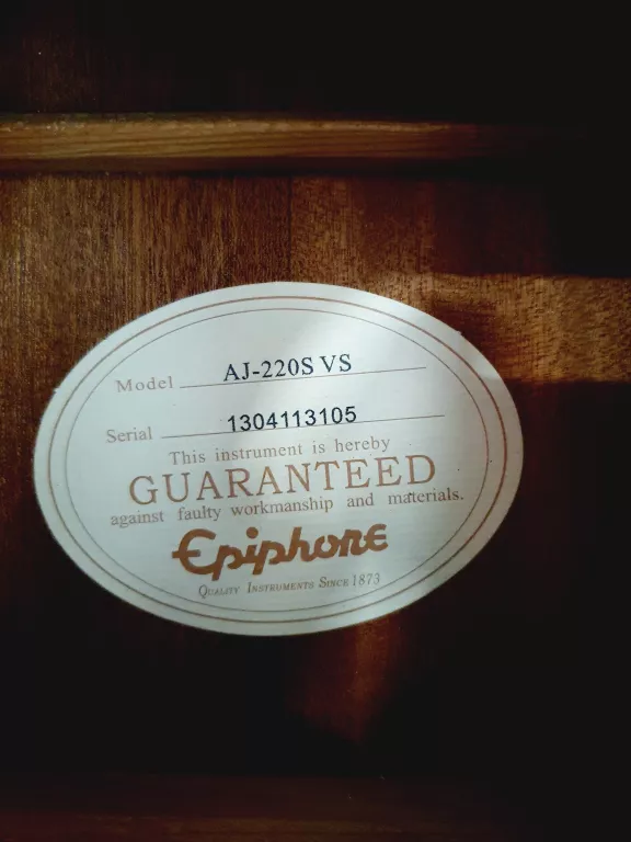 GITARA EPIPHONE AKUSTYCZNA AJ-220S VS