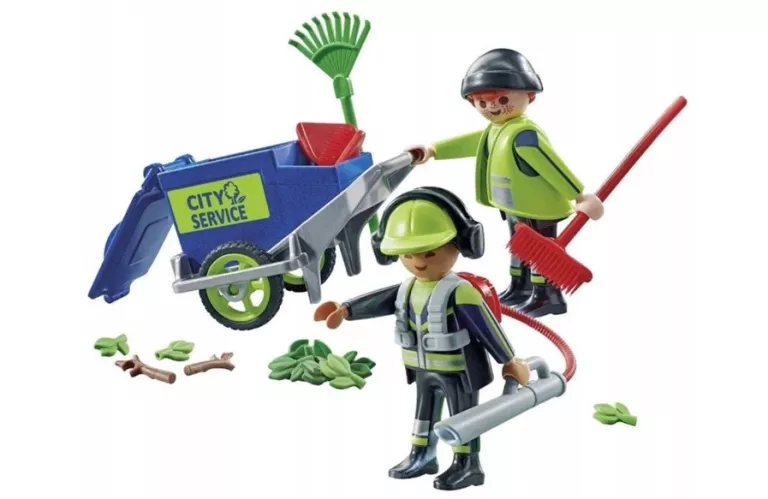 PLAYMOBIL ZESPÓŁ SPRZĄTAJĄCY MIASTO CITY ACTION 71434