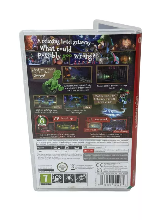LUIGIS MANSION 3 NINTENDO SWITCH PUDEŁKOWA