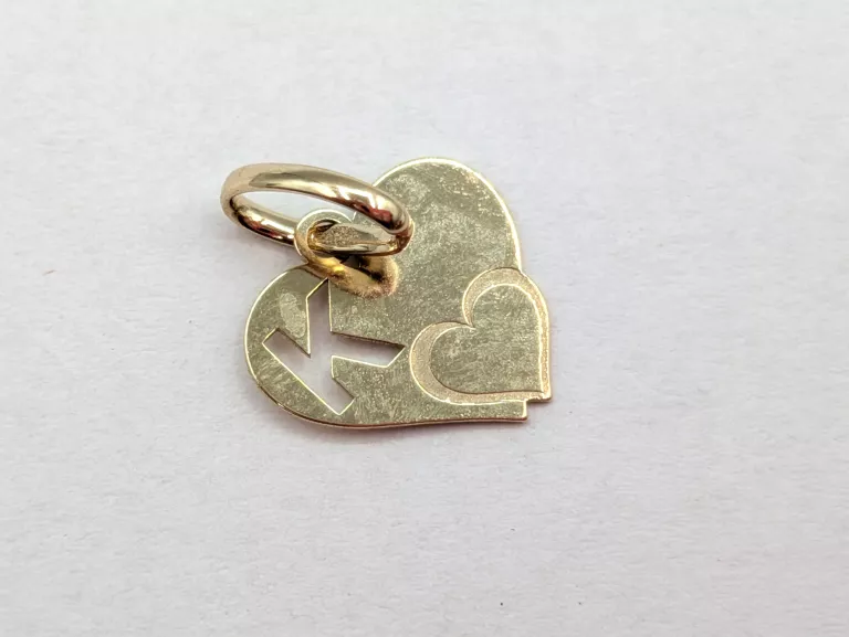 ZŁOTA ZAWIESZKA SERCE 585 0,32G 1,50CM