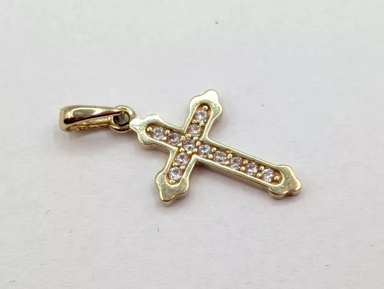 ZŁOTA ZAWIESZKA KRZYŻ 375 0,61G