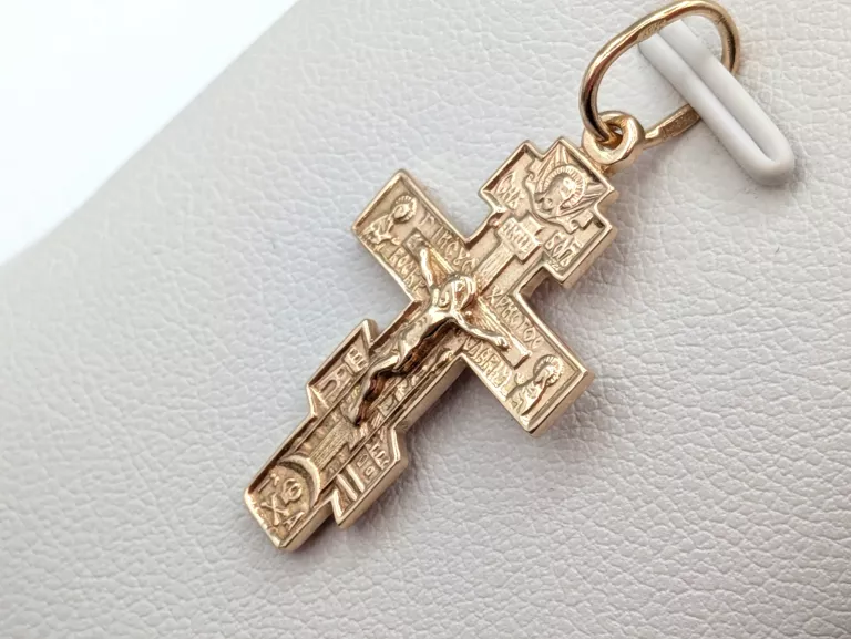 ZŁOTA ZAWIESZKA KRZYŻ 585 2,89G 3,5CM