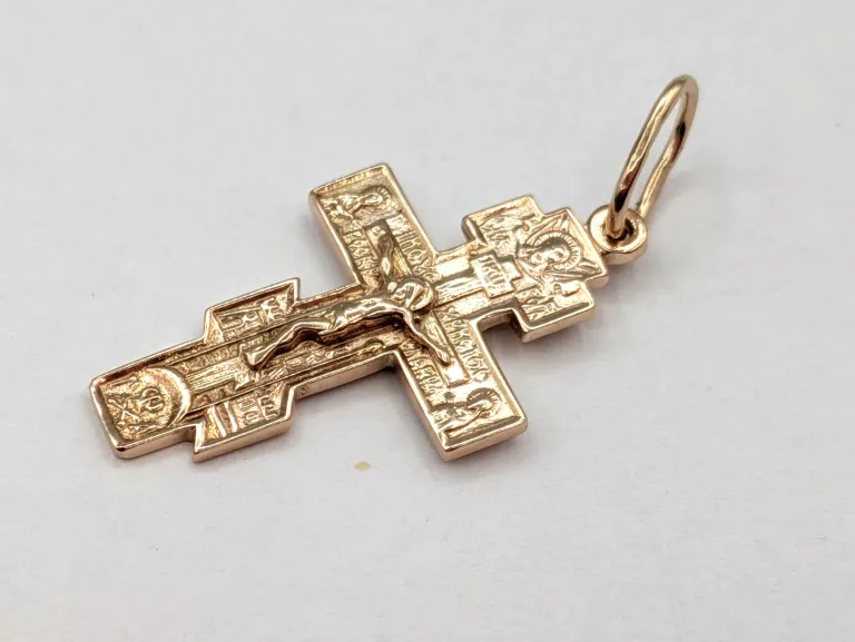 ZŁOTA ZAWIESZKA KRZYŻ 585 2,89G 3,5CM