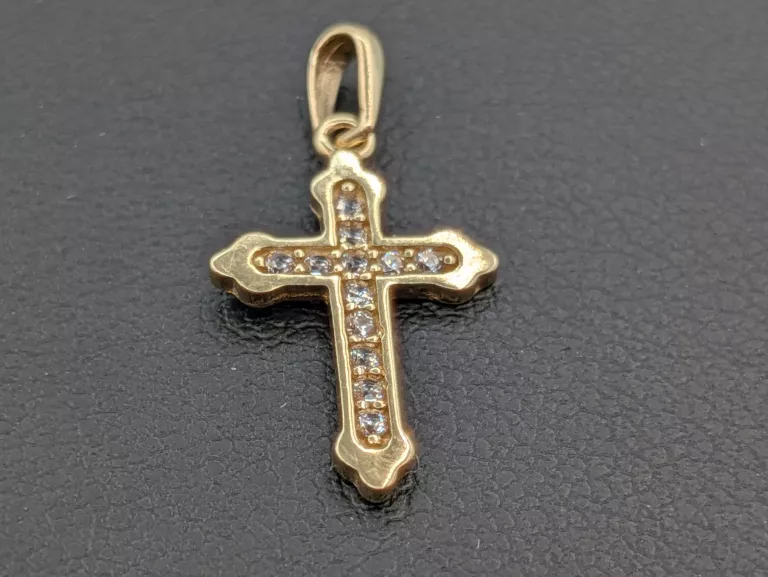ZŁOTA ZAWIESZKA KRZYŻ 375 0,61G