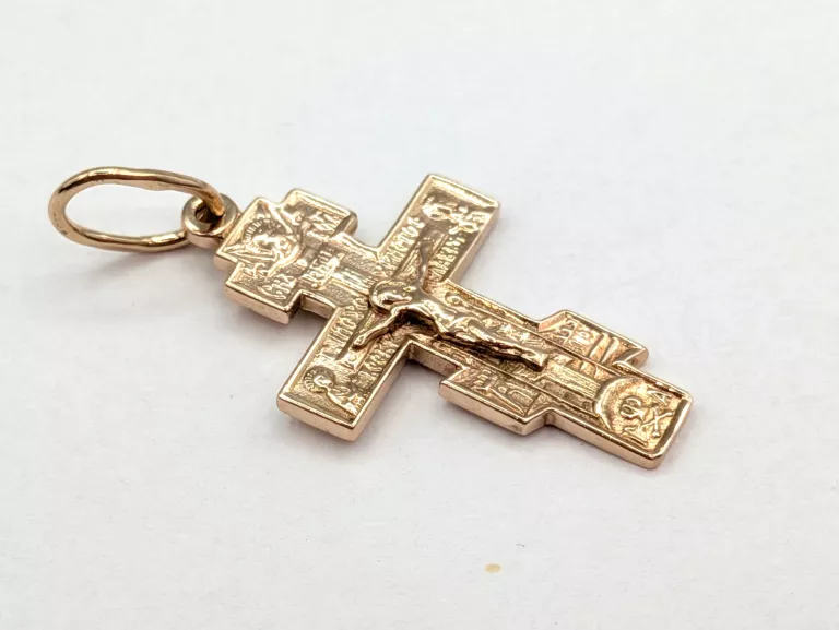 ZŁOTA ZAWIESZKA KRZYŻ 585 2,89G 3,5CM