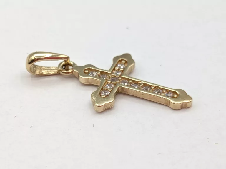 ZŁOTA ZAWIESZKA KRZYŻ 375 0,61G
