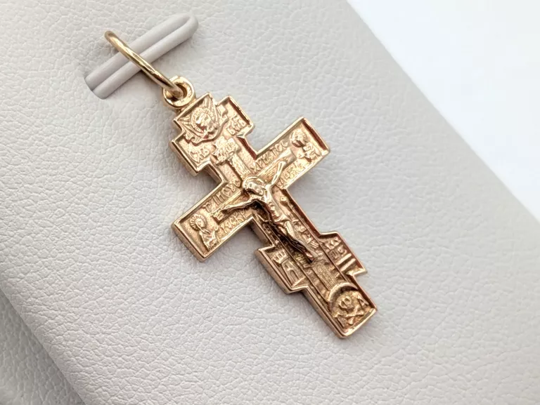 ZŁOTA ZAWIESZKA KRZYŻ 585 2,89G 3,5CM