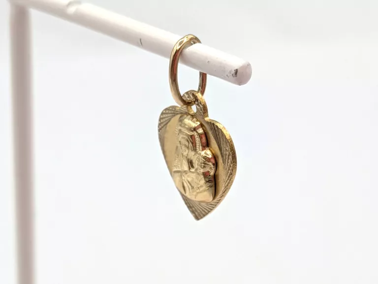 ZŁOTA ZWIESZKA SERCE MARYJA 333 0,65G