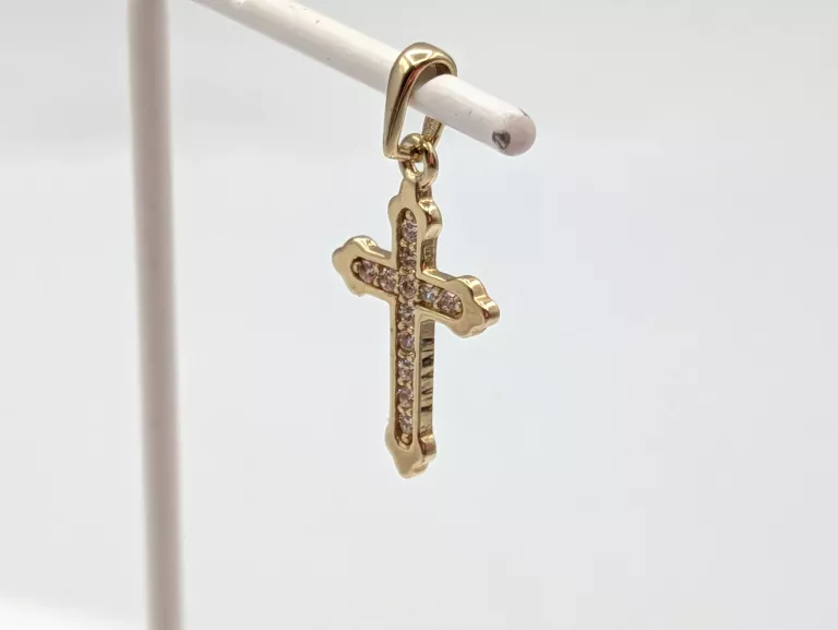 ZŁOTA ZAWIESZKA KRZYŻ 375 0,61G