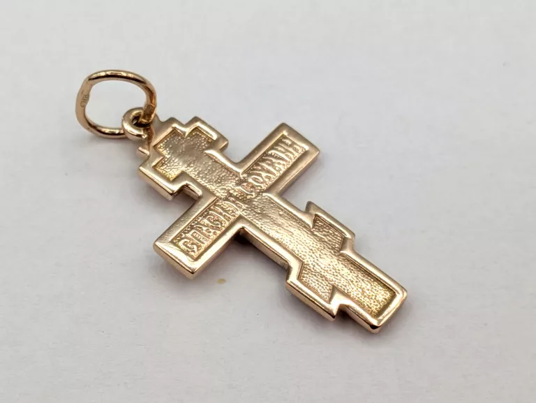 ZŁOTA ZAWIESZKA KRZYŻ 585 2,89G 3,5CM