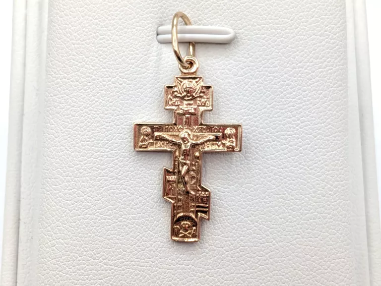 ZŁOTA ZAWIESZKA KRZYŻ 585 2,89G 3,5CM