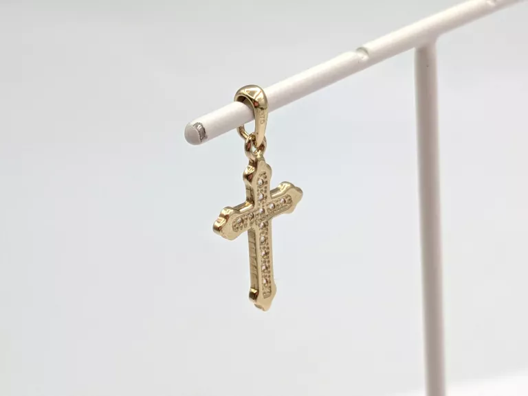 ZŁOTA ZAWIESZKA KRZYŻ 375 0,61G