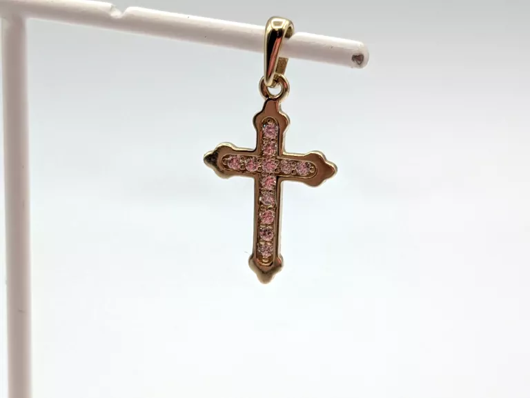 ZŁOTA ZAWIESZKA KRZYŻ 375 0,61G