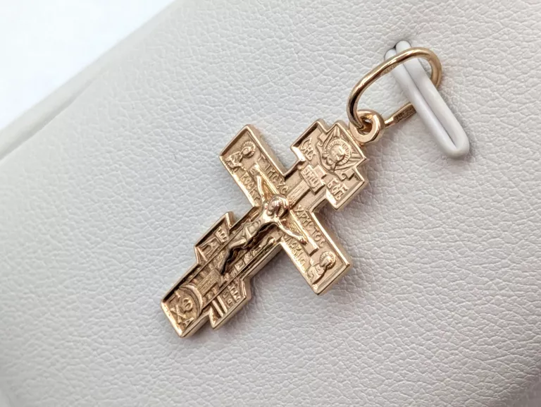 ZŁOTA ZAWIESZKA KRZYŻ 585 2,89G 3,5CM