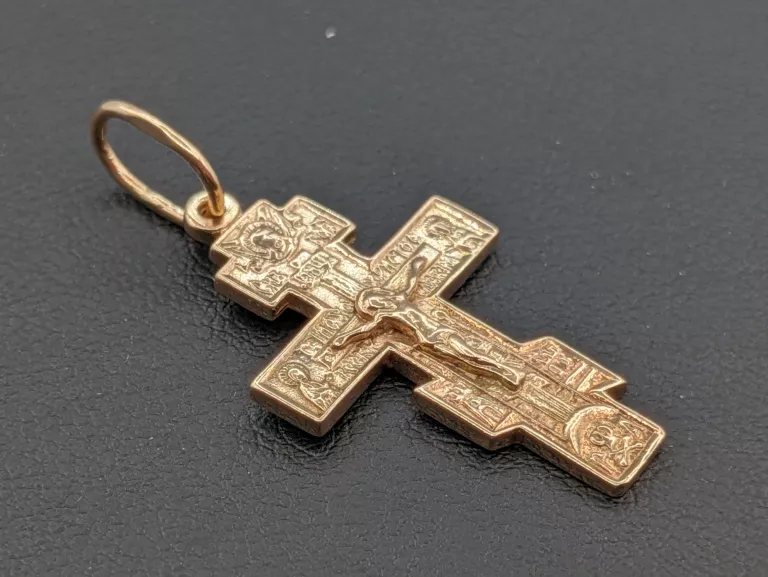 ZŁOTA ZAWIESZKA KRZYŻ 585 2,89G 3,5CM