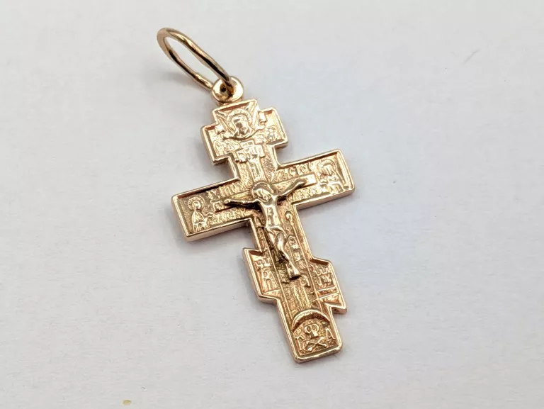 ZŁOTA ZAWIESZKA KRZYŻ 585 2,89G 3,5CM