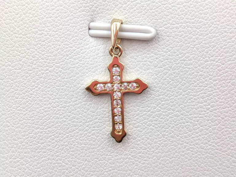 ZŁOTA ZAWIESZKA KRZYŻ 375 0,61G