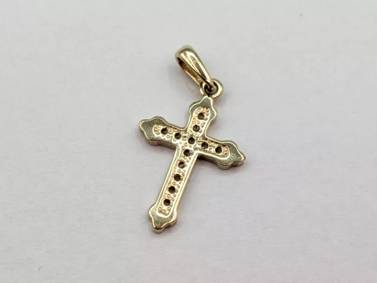 ZŁOTA ZAWIESZKA KRZYŻ 375 0,61G