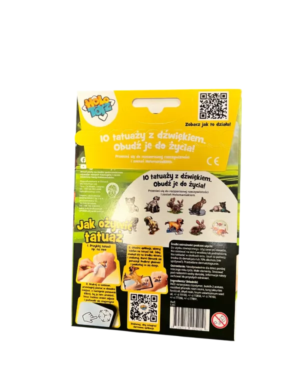 TATUAŻE DLA DZIECI Z DŹWIĘKIEM PET PAPTY