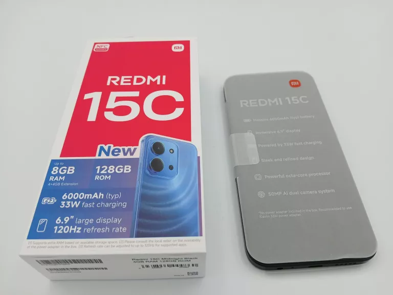 TELEFON XIAOMI REDMI 15C KOMPLET JAK NOWY
