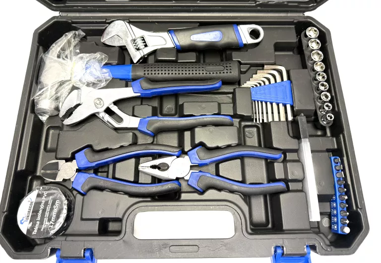 ZESTAW KLUCZY NARZĘDZI WARSZTATOWYCH NASADKI 100 EL. / WALIZKA