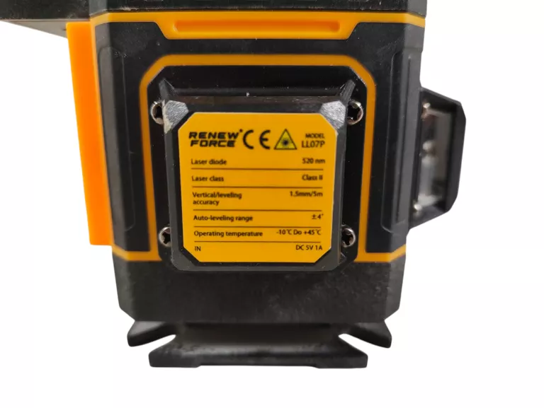 POZIOMICA LASEROWA PŁASZCZYZNOWA LASER KRZYŻOWY 4D 16 LINII WALIZKA