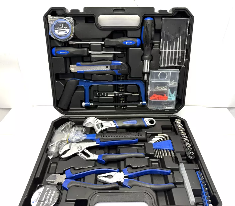 ZESTAW KLUCZY NARZĘDZI WARSZTATOWYCH NASADKI 100 EL. / WALIZKA