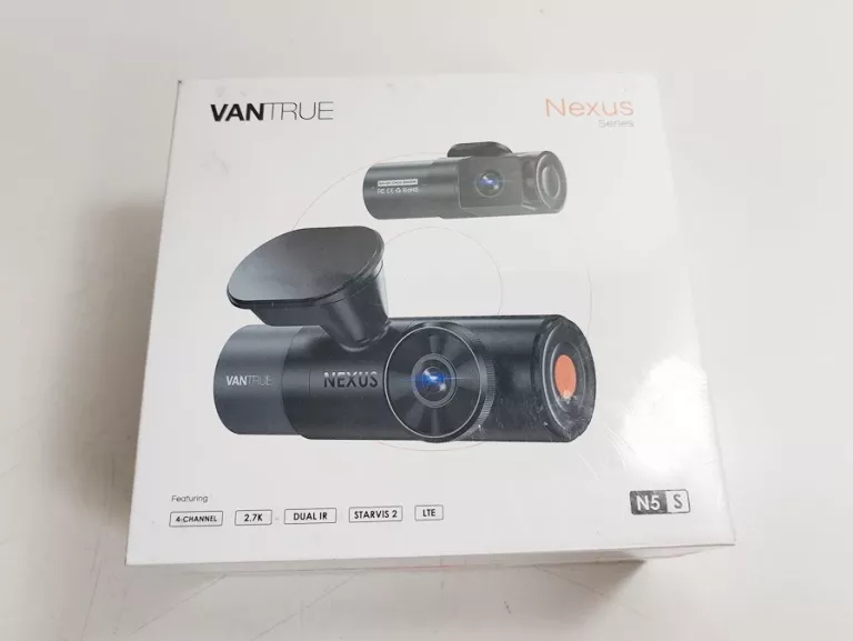 KAMERA SAMOCHODOWA VANTRUE N5S 4 KANAŁY 2.7K FULL HD GPS WI-FI LTE IR LED
