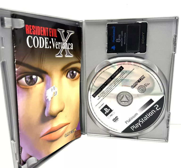 GRA PS2 RESIDENT EVIL X CODE VERONICA / KARTA 8MB