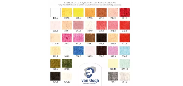 TALENS VAN GOGH PORTRETOWE ZESTAW 36 PASTELI SUCHYCH