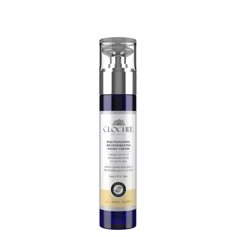 KREM PRZECIWSTARZENIOWY ODMŁADZAJĄCY DO TWARZY CLOCHEE NA NOC 50 ML