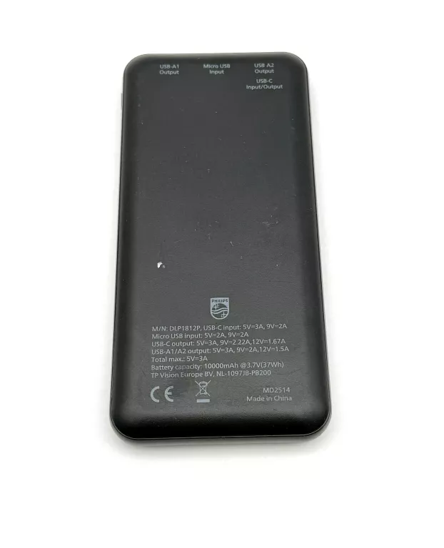 POWERBANK PHILIPS 10000MAH 20W DLP1812PB