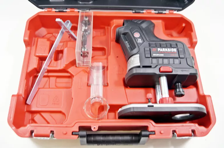 AKUMULATOROWA FREZARKA KRAWĘDZIOWA PARKSIDE PPAKF A1 W WALIZCE