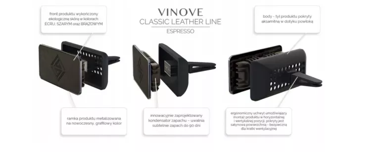 VINOVE ZAPACH DO SAMOCHODU ESPRESSO ROME