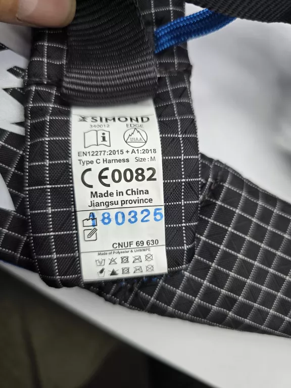 UPRZĄŻ WSPINACZKOWA SIMOND EDGE ROZM. M