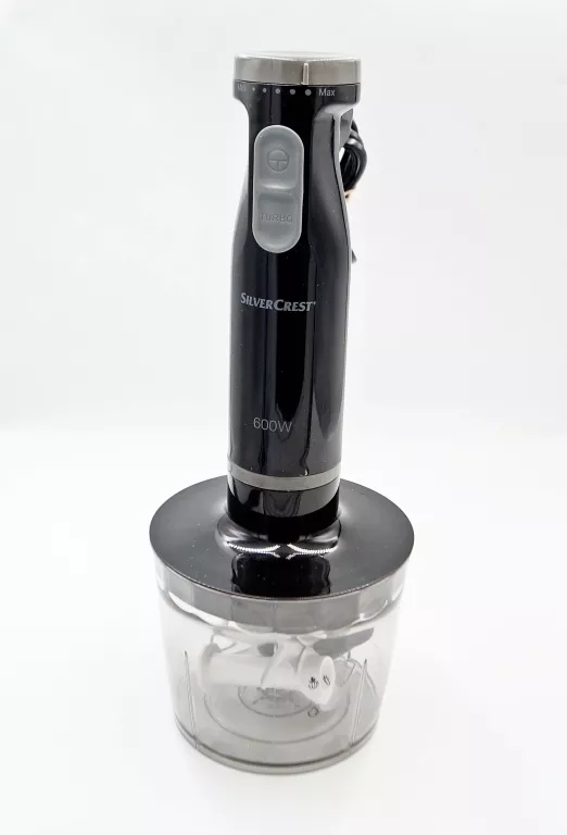 BLENDER RĘCZNY TRZEPACZKA SZATKOWNICA SILVERCREST SSMS 600 600W CZARNY 3W1