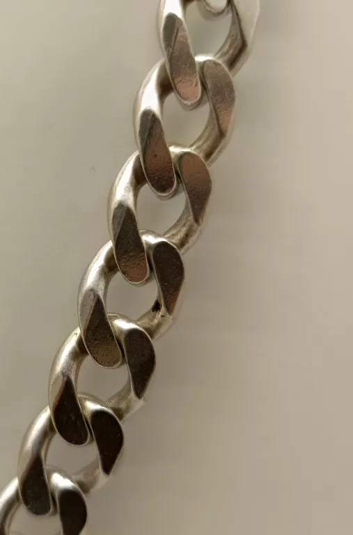 SREBRNY GRUBY MĘSKI ŁAŃCUCH 925 | 178,26G | R: 56CM |