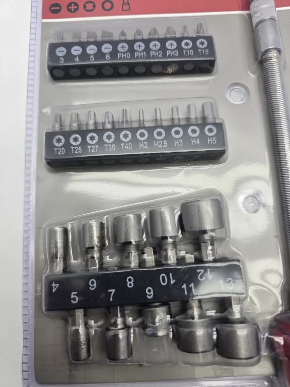 ŚRUBOKRĘT Z BITAMI TEDI DNP356