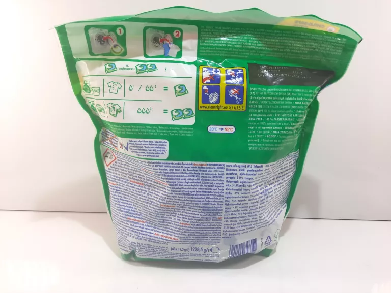 63 SZT ARIEL COLOR KAPSUŁKI DO PRANIA