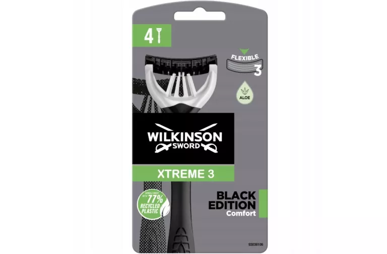 4X MASZYNKA DO GOLENIA WILKINSON XTREME 3 COMFORT BLACK EDITION