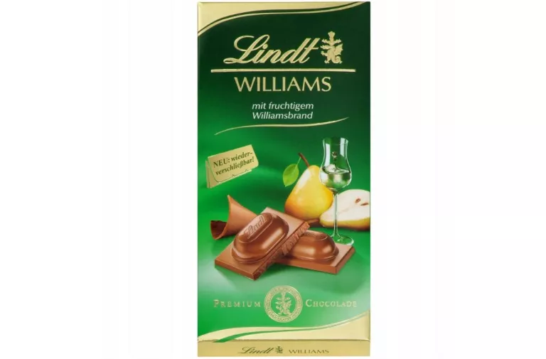 PREMIUM LINDT WILLIAMS CZEKOLADA Z BRANDY 100G