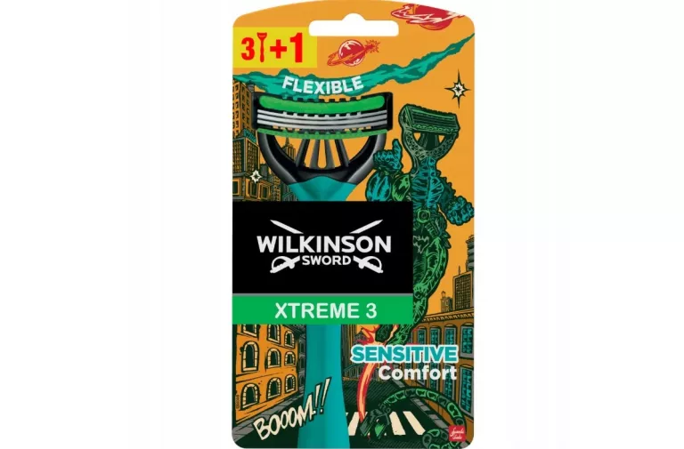 4X MASZYNKA DO GOLENIA WILKINSON XTREME 3 COMFORT SENSITIVE
