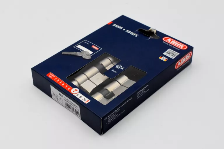 WKŁADKI SYSTEMOWE ABUS D10PS + KD10PS Z30/K35 GAŁKA JEDEN KLUCZ