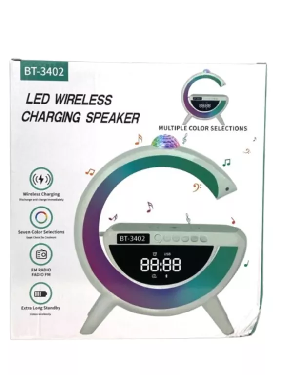 GŁOŚNIK ZEGAREK ŁADOWARKA BT-3402