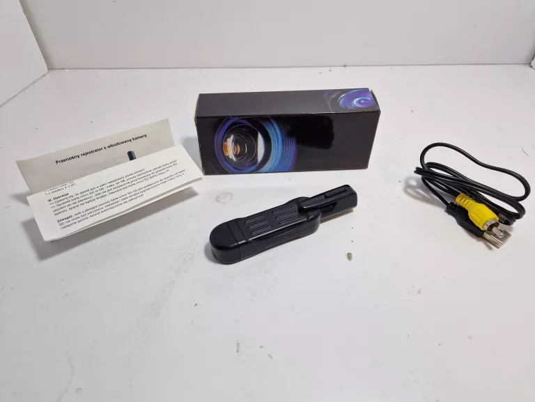 PRZENOŚNY REJESTRATOR Z WBUDOWANĄ KAMERĄ UKRYTA TAJNA KAMERA SZPIEGOWSKA
